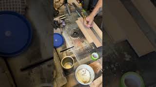 Making a Tin Can Forge #shorts  #making #blacksmith #smith #forge #burner #propane #gas #blade #heat