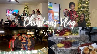 CHRISTMAS DAY VLOG || BREAKFAST, OPENING GIFTS, DINNER, FAMILY & MORE