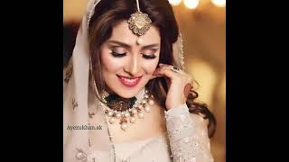 Beautiful Aayeza khan//bridal look ideas what's app status