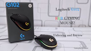 Logitech G102 2nd Gen : Unboxing | Review | Click sound test and Gameplay!