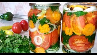 помидоры на зиму пальчики оближешь с луком  САМЫЙ ВКУСНЫЙ МАРИНАД! ПОНРАВИТСЯ ВСЕЙ СЕМЬЕ