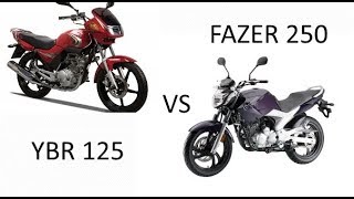 Совпадение? Не думаю! Fazer 250 и ybr 125! Сравнение.