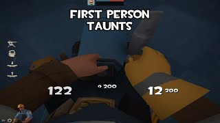 [TF2] Tutorial: First Person Taunts