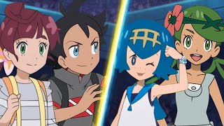 Pokemon Battle: Goh and Chloe Vs Lana and Mallow