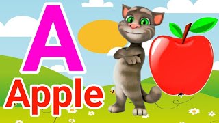 Phonics Song with TWO Words - A For Apple - ABC Alphabet Songs with Sounds for Children