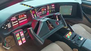 Knight Rider 1TV 3/4 season dash install test