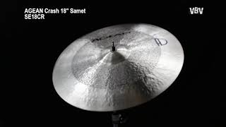 18" Crash Samet Agean Cymbals