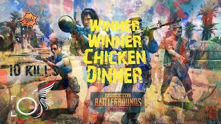 Pubg mobile || chicken dinner || 10 kils