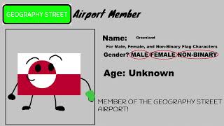 My Flag Characters in the Geography Street Airport Member Meme