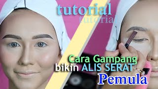 TUTORIAL CARA GAMPANG BIKIN ALIS SERAT PEMULA | ryaweddinggallery