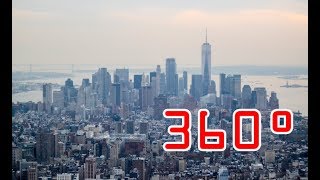 One minute in the 86th floor of the Empire State Building - New York 360°