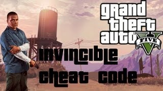 GTA 5: Invincible Cheat Code (Grand Theft Auto 5) Xbox 360 / PS3 "GTA V"