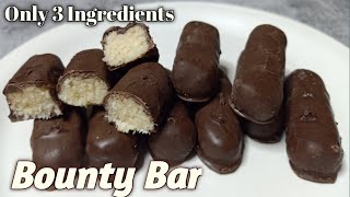 Homemade Bounty Bar Recipe । इस बार रक्षाबंधन पर ऐसा कुछ मीठा हो जाए जो बच्चों को भी बहुत पसंद आएं।