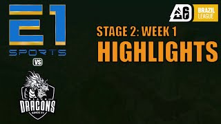 [HIGHLIGHTS] E1 vs Black Dragons | Brazil League 2024 - Stage 2