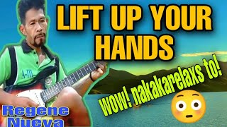 LIFT UP YOUR HANDS Basil Valdez electric guitar cover by REGENE NUEVA