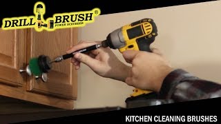 Cut kitchen scrubbing in half with these brushes | G-S-42O-5X | Drillbrush