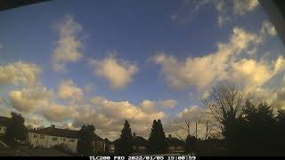 Day timelapse 5th January 2022, Sunny, London