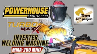 Powerhouse Turbo Maxx MMA-200 mini Inverter Welding Machine