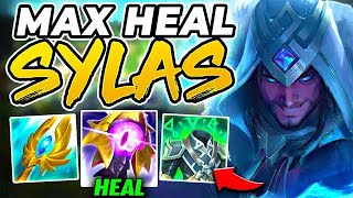 SUPER HEALING SYLAS OUT HEALS ANY DAMAGE HE TAKES (100% SPELL VAMP)