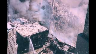 Ground Zero on 9/11 - aerial images, closeups