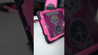 Pink iPad case with hand grip🩷#unboxing #ipad9th #ipad9thgen #ipadcase #accessories #seymac #apt