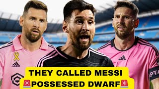 BREAKING NEWS! Leo Messi is called POSSESSED DWARF by…