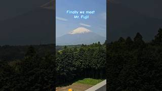 Finally we meet Mt. Fuji! #shorts #fuji #mountfuji #japan