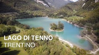 Lago di Tenno in Trentino col Drone Mavic Air 2