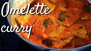 Omelette curry-Egg curry