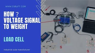 How the load cell works,voltage signal to weight？(CUBTEC load cell manufacturer 2022)