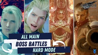 FFVII Rebirth- All Main Bosses | Hard Mode