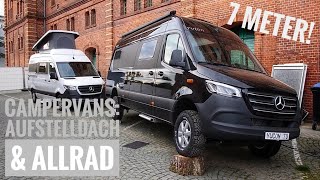 Offroad CamperVans Mercedes Sprinter 4x4 Allrad mit beheiztem Aufstelldach! Yucon 6.0 und 7.0