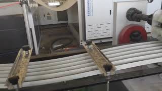 pvc corner profile machine with punching test before shipment