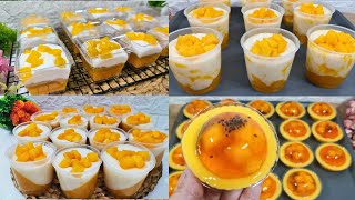 Mumpung Masih Musim Mangga, Buat 4 Resep Ini Aja Yuk Dirumah || Ide Jualan Puding Mangga