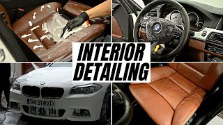 Interior Detailing this BMW 5 Series - Satisfying Car Detailing