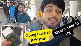 Going Back To Pakistan after 1 Year In 🇬🇧 UK || Journey to 🇵🇰 Pakistan