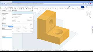 Exercicio em Onshape: Como calcular o volume retirado de uma peça