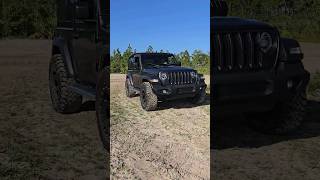 Procharged Jeep having some dirty fun! #OffRoadAdventure #MuddyFun #jeep