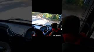 Volvo Bus Driver Shows Amazing Dual Hand Steering Action on Back to Back Ghat section Turns