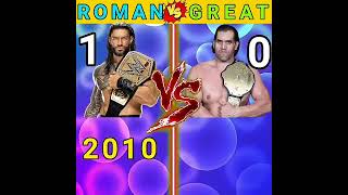 ROMAN REIGNS VS GREAT KHALI COMPARISON😇😇#shorts#ytshorts#wwe roman reign#great khali#fight#Royal