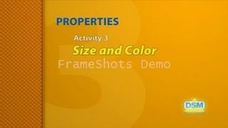 Properties - Activity 3: Size and Color