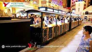 Shopping mall luxury trackless train feedback  商场豪华无轨火车反馈