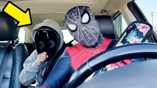 Spiderman Car Rides with BoyWithUke Spider-Man Jam session