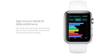 WatchOS2 Native App Performance