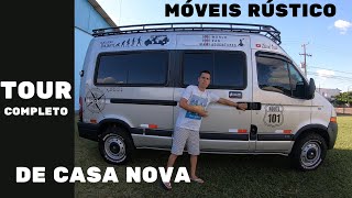 TOUR NA VAN |móveis rústico FEITO EM CASA T2EP1