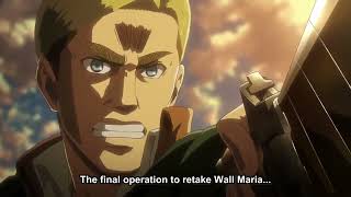 Attack On Titan Erwin emotional moment