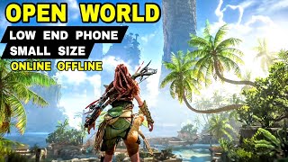 Top 10 Best OPEN WORLD GAMES for LOW END PHONE (SMALL SIZE GAMES for Android & iOS) | Online Offline