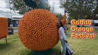 Griffith Spring Festival - Citrus Sculptures #viral #festival  #griffith #citrus #orange  #lemon