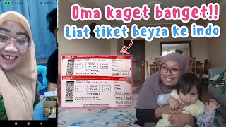 REAKSI OMA PAS TAU BEYZA MAU PULANG KE INDONESIA, GAK SABAR