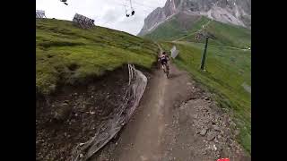 MTB-  ICARUS COL RODELLA CON TIA AL COSPETTO DEL  SASLONG